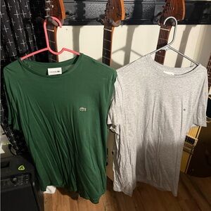 Lacoste Gray Pima Cotton T-Shirt